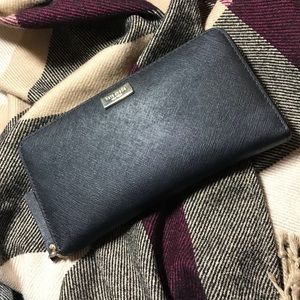 Kate Spade Neda Zip Around Wallet - Black